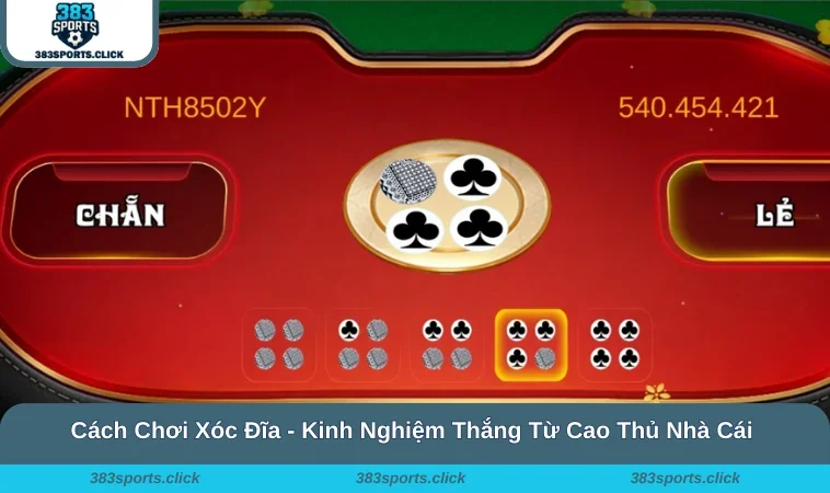 Cách Chơi Xóc Đĩa