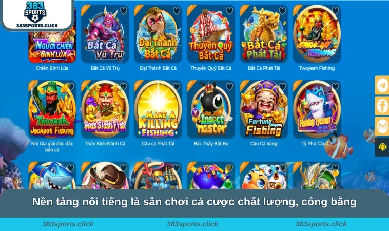 Giới Thiệu 383SPORTS 2 Nền tảng nổi tiếng là sân chơi cá cược chất lượng, công bằng